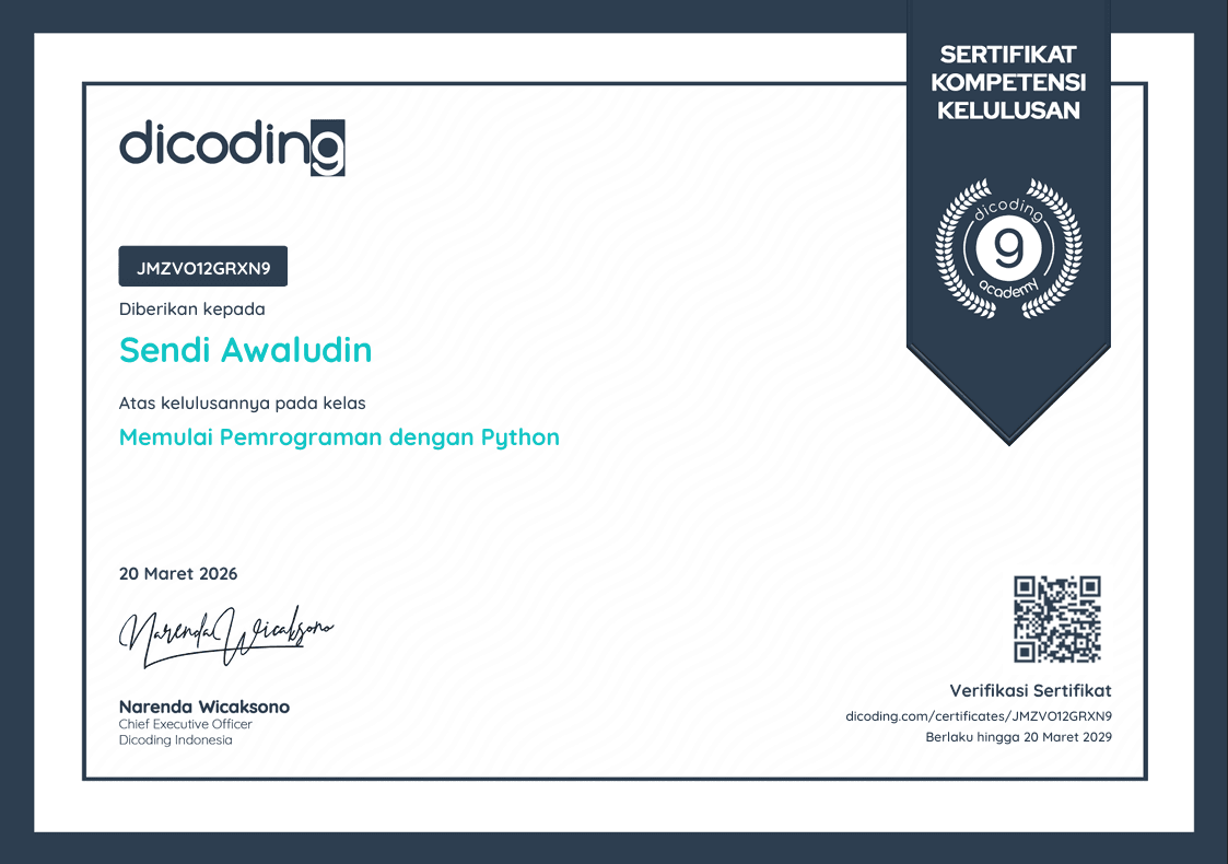 Course Certification 5